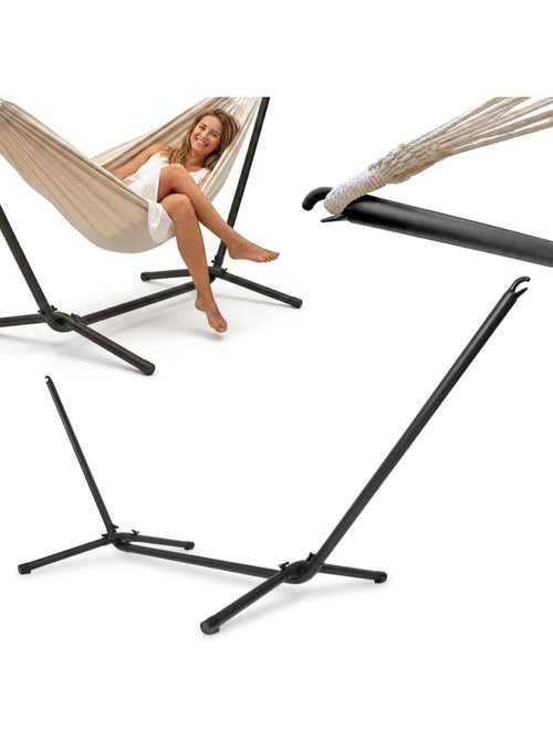 Suporte metálico para hamac de jardim hypermotion – estrutura resistente - Kiabi Suporte metálico para hamac de jardim hypermotion – estrutura resistente - Kiabi