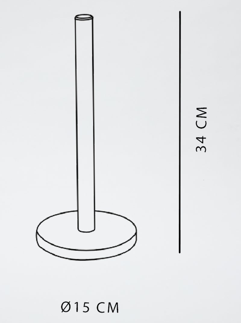 Suporte para papel de cozinha Preto - Kiabi
