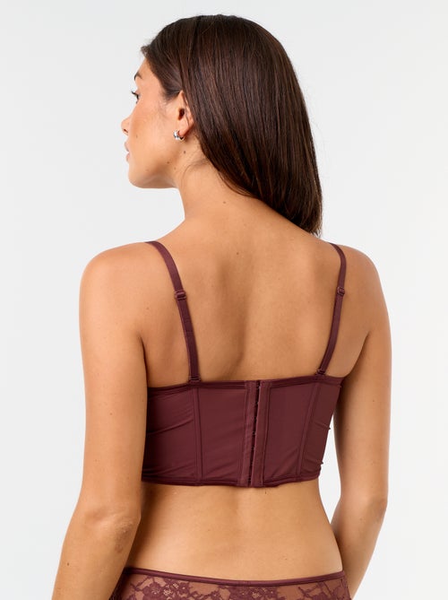Sutiã bustier de lantejoulas - Kiabi Sutiã bustier de lantejoulas - Kiabi