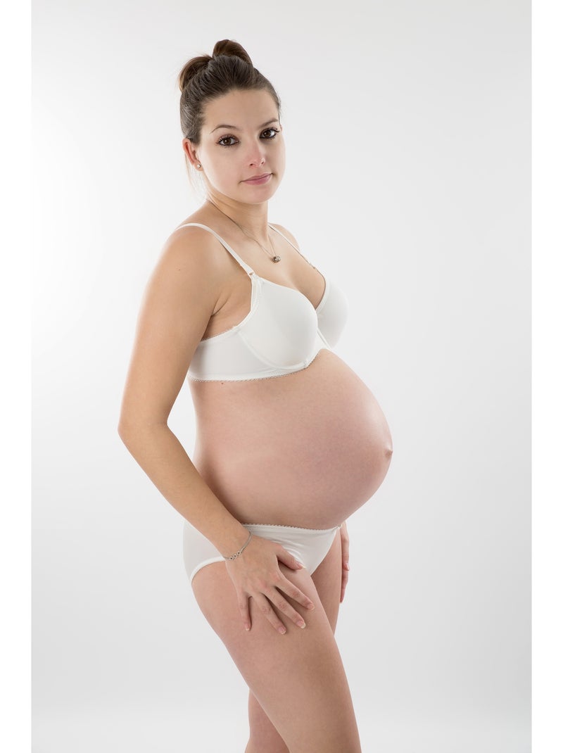 Sutiã de amamentação com aros flexíveis angélique 'bogema' Branco sujo - Kiabi