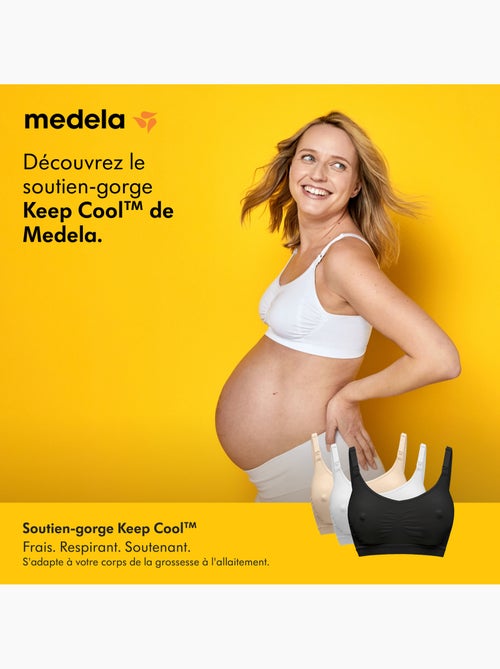 Sutiã de amamentação keep cool - conjunto de 2 - branco - tamanho m - confortável e respirável - sem - Kiabi Sutiã de amamentação keep cool - conjunto de 2 - branco - tamanho m - confortável e respirável - sem - Kiabi