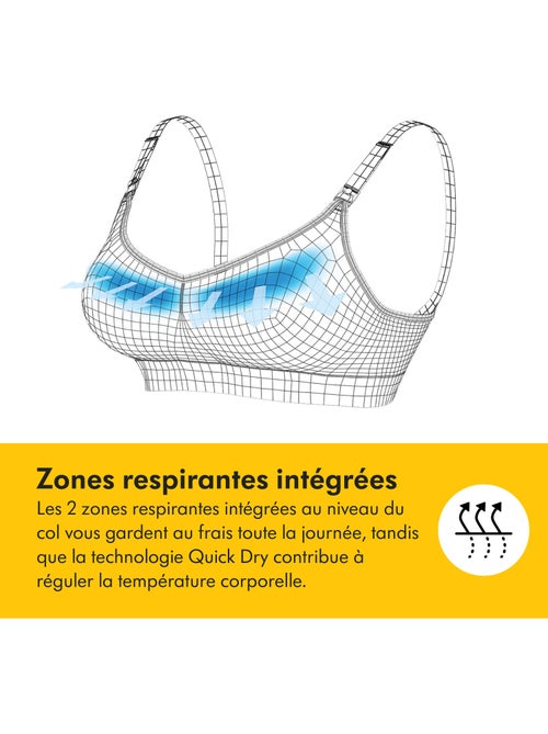 Sutiã de amamentação keep cool - conjunto de 2 - branco - tamanho m - confortável e respirável - sem - Kiabi Sutiã de amamentação keep cool - conjunto de 2 - branco - tamanho m - confortável e respirável - sem - Kiabi