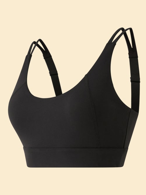 Sutiã de desporto com efeito torcido nas costas, suporte forte - (ekstract) - Kiabi Sutiã de desporto com efeito torcido nas costas, suporte forte - (ekstract) - Kiabi