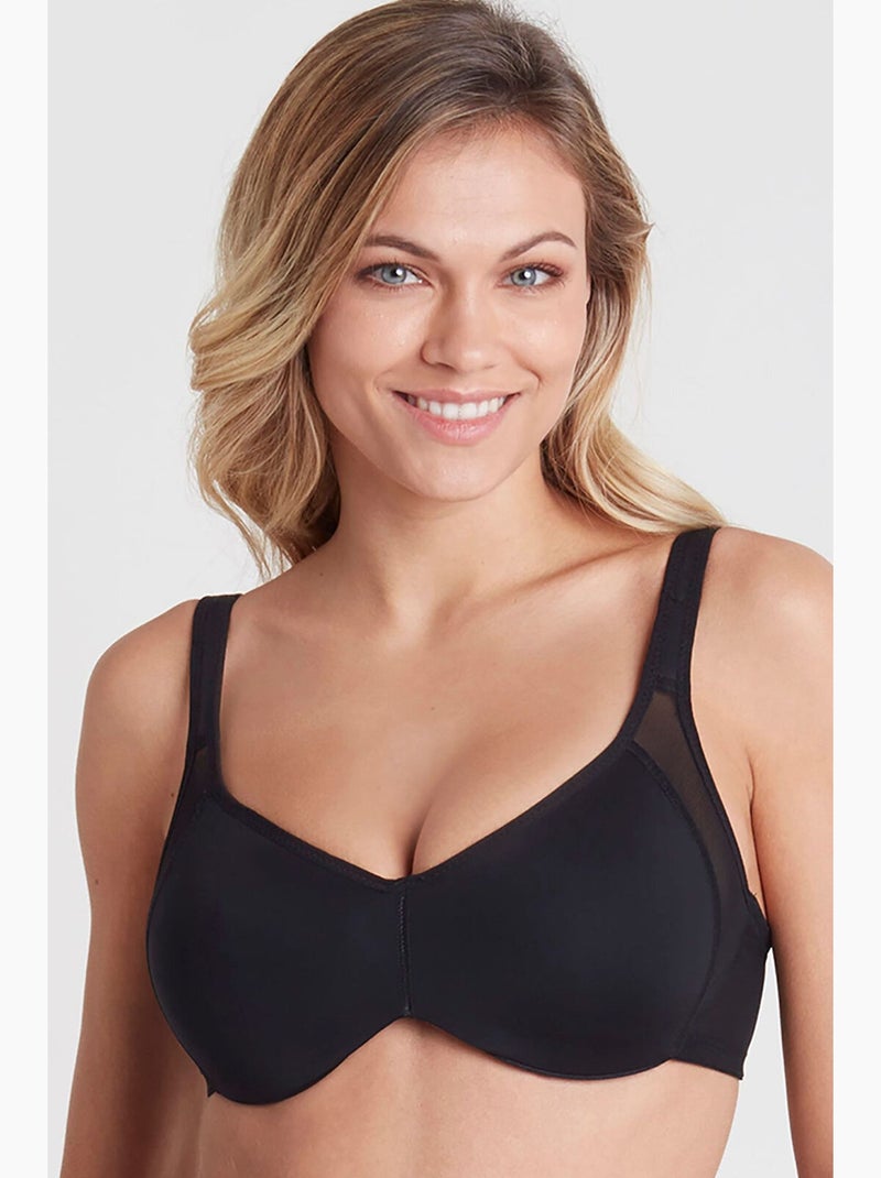 Sutiã de jersey com aro e alças ajustáveis penti Preto - Kiabi