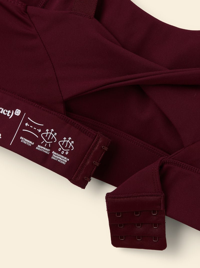 Sutiã desportivo - (ekstract) Vermelho - Kiabi