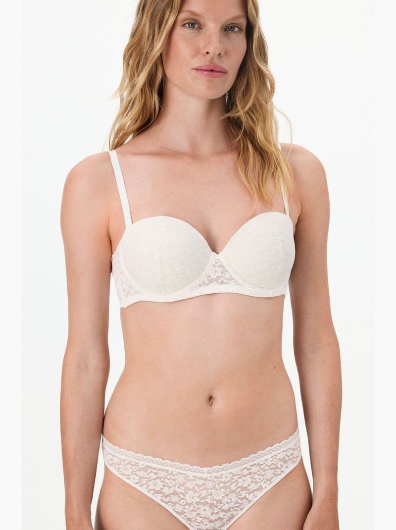 Sutiã feminino pop lace penti Branco sujo - Kiabi