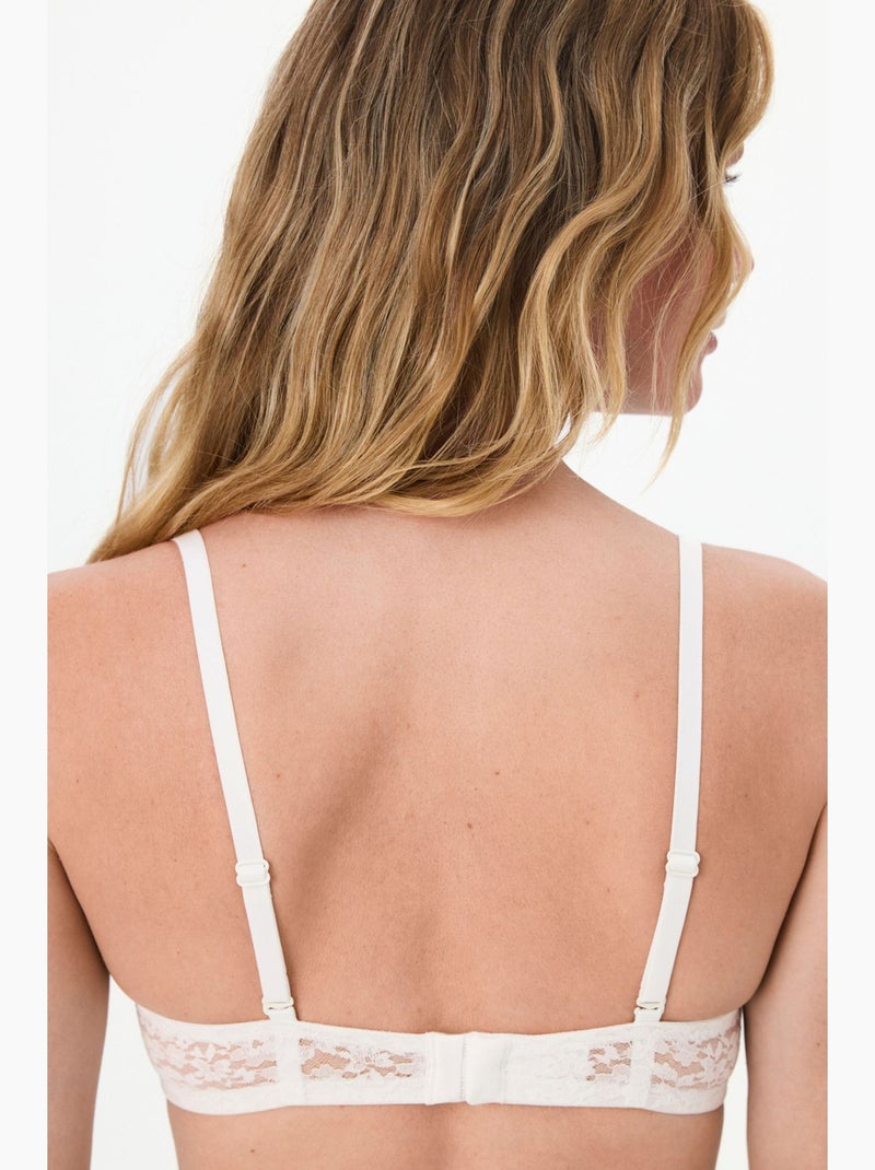 Sutiã feminino pop lace penti Branco sujo - Kiabi