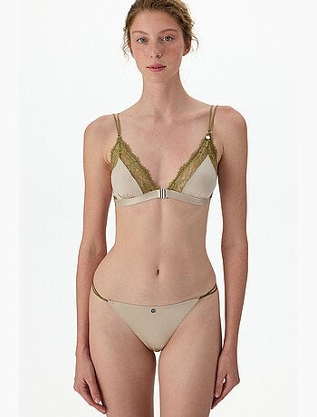 Sutiã micro feminino renda triângulo penti