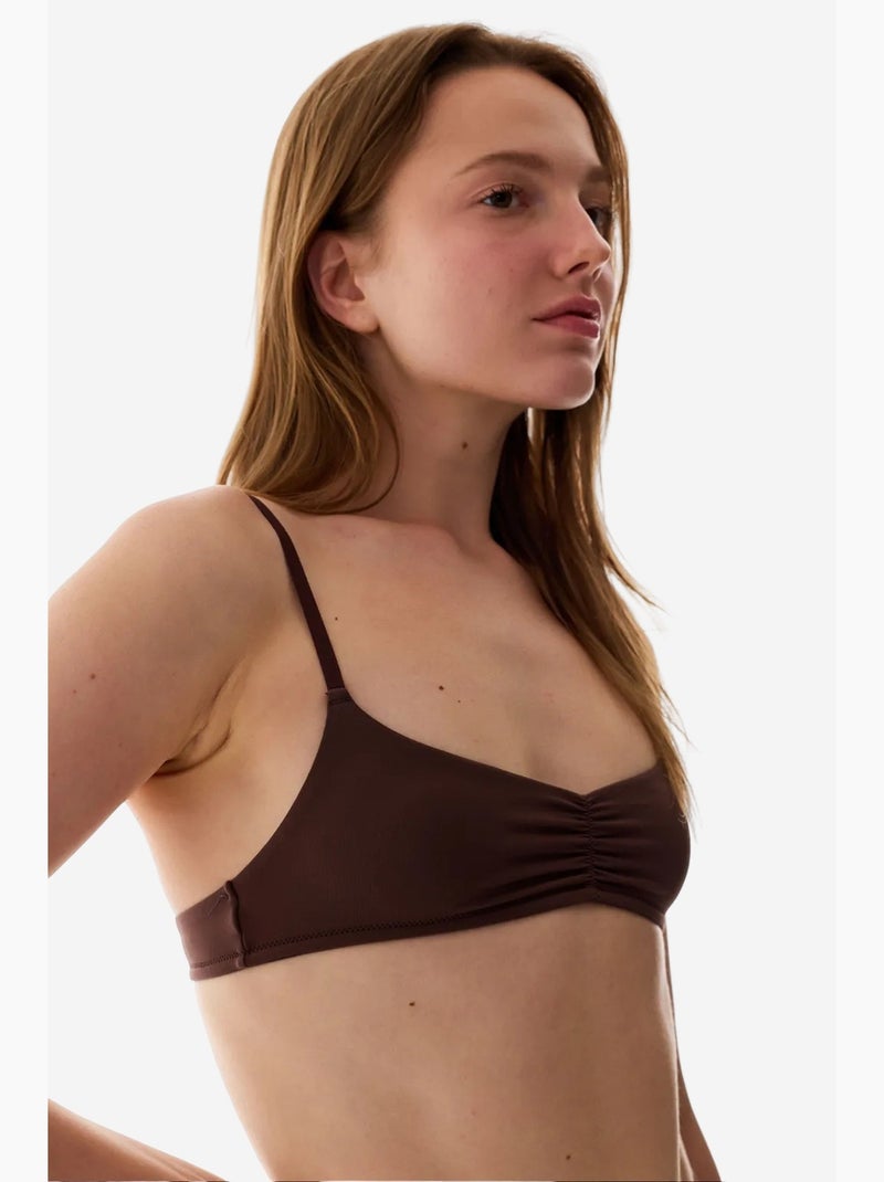 Sutiã mini micro feminino penti Castanho - Kiabi