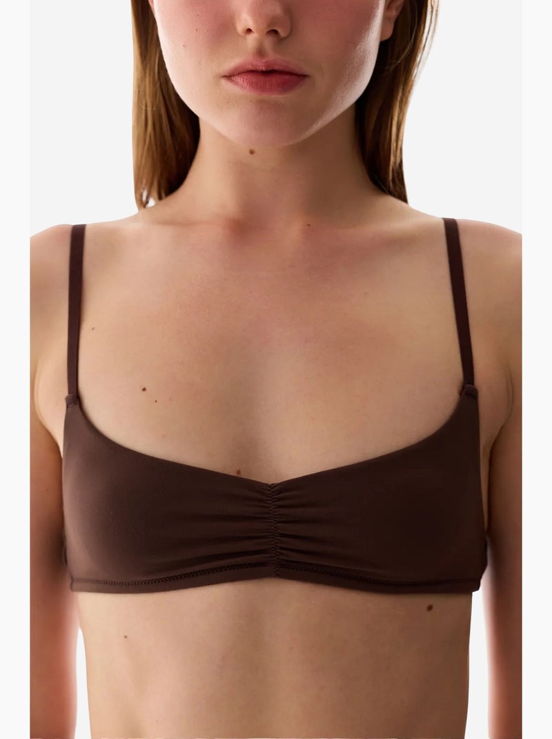Sutiã mini micro feminino penti Castanho - Kiabi