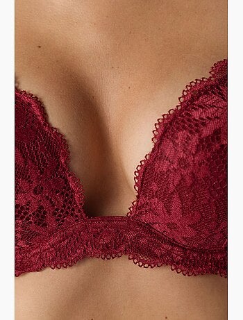 Sutiã push-up em renda intenso penti
