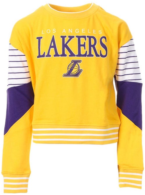 Sweat Amarelo Menina NBA Los Angeles Lakers Cheer - Kiabi Sweat Amarelo Menina NBA Los Angeles Lakers Cheer - Kiabi