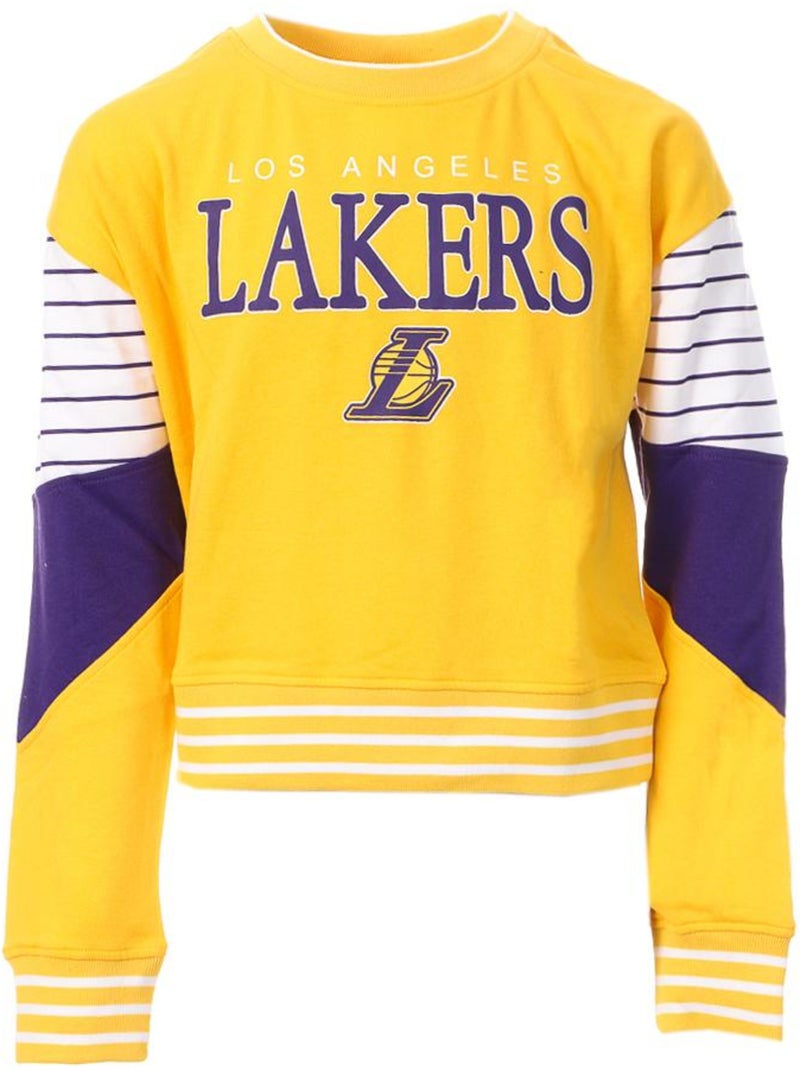 Sweat Amarelo Menina NBA Los Angeles Lakers Cheer Amarelo - Kiabi