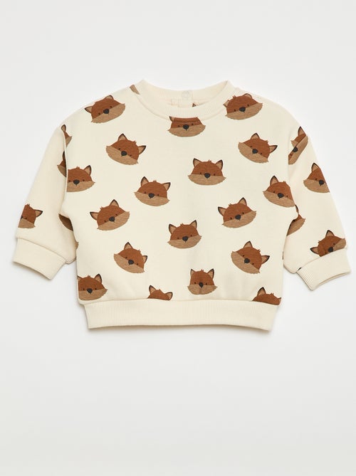 Sweat animado de mangas compridas - Kiabi