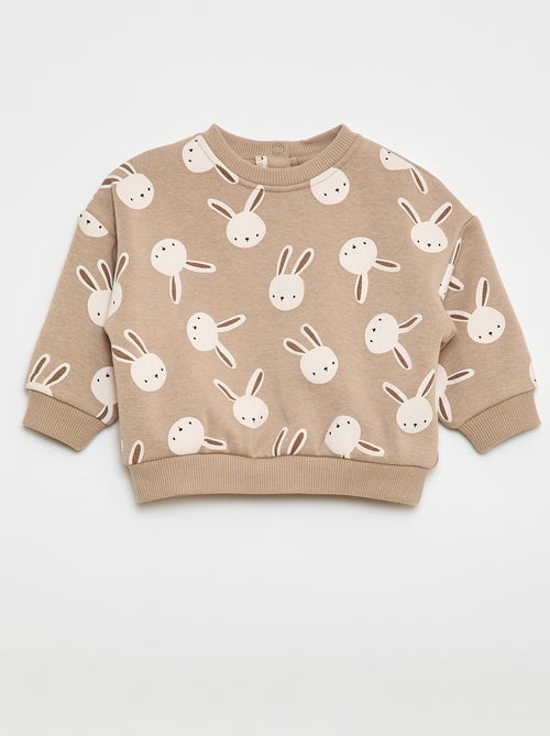 Sweat animado de mangas compridas - Kiabi