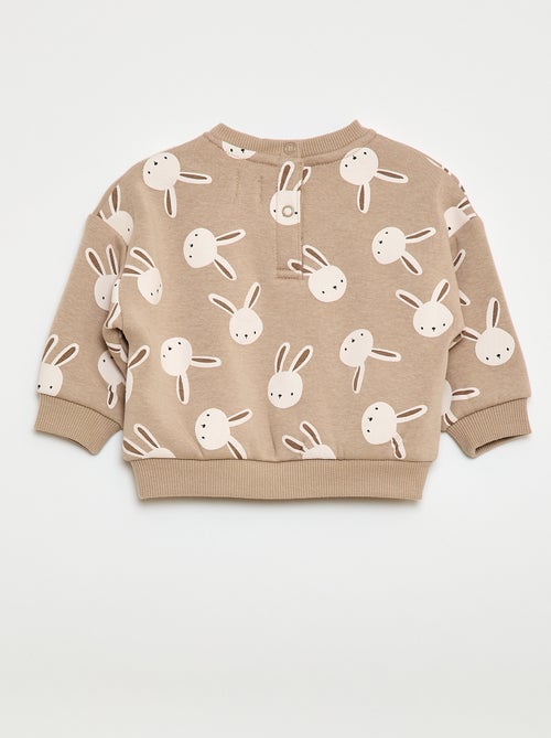 Sweat animado de mangas compridas - Kiabi