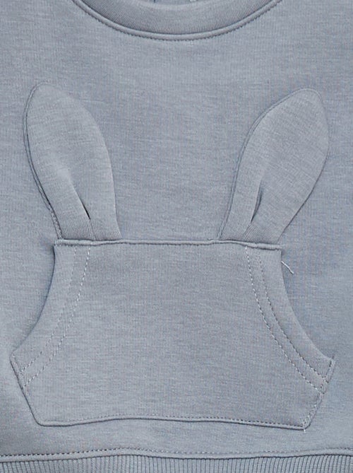 Sweat animado em algodão - Kiabi