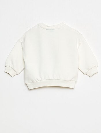 Sweat animado fantasia 'Disney' 'Minnie' em algodão