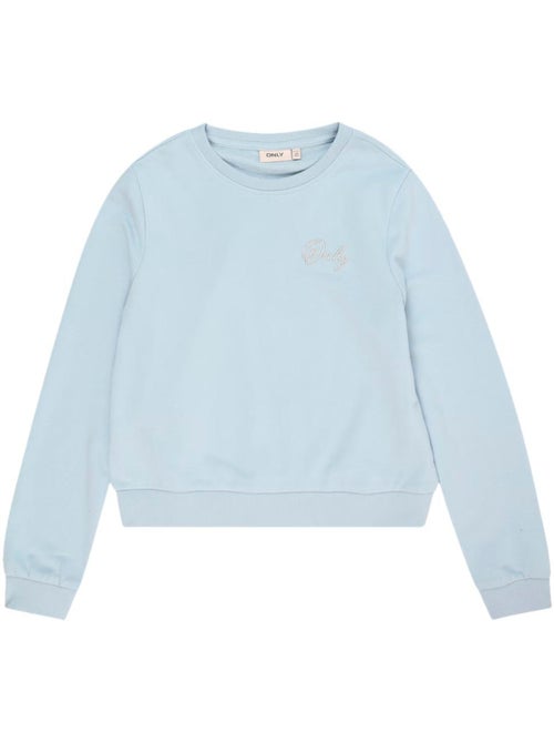Sweat Azul Celeste para Menina Kids ONLY - Kiabi Sweat Azul Celeste para Menina Kids ONLY - Kiabi