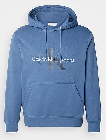 Sweat azul claro para homem calvin klein jeans j30j320805