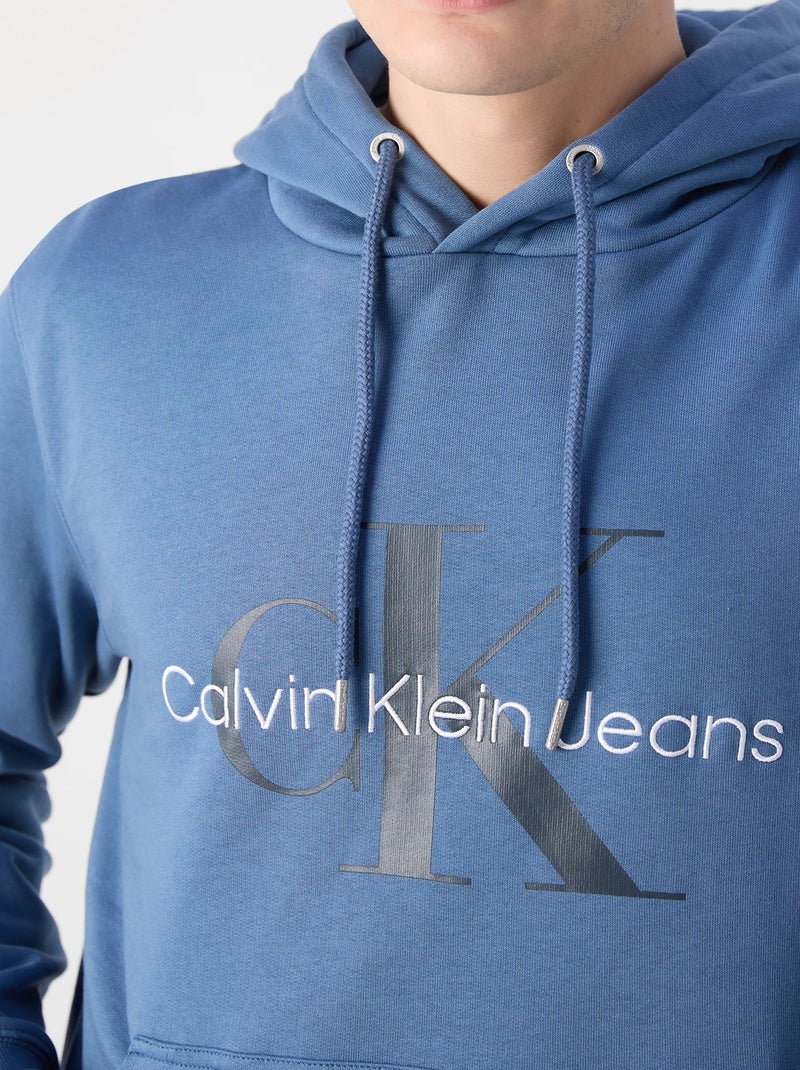 Sweat azul claro para homem calvin klein jeans j30j320805 Azul - Kiabi