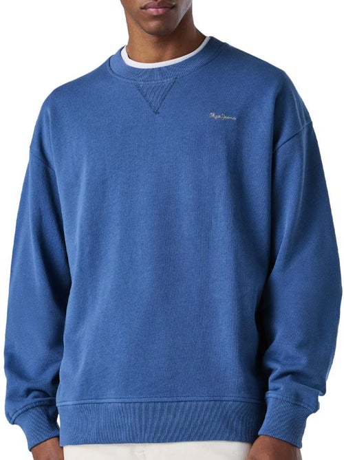 Sweat azul elétrico para homem pepe jeans pjl - Kiabi Sweat azul elétrico para homem pepe jeans pjl - Kiabi