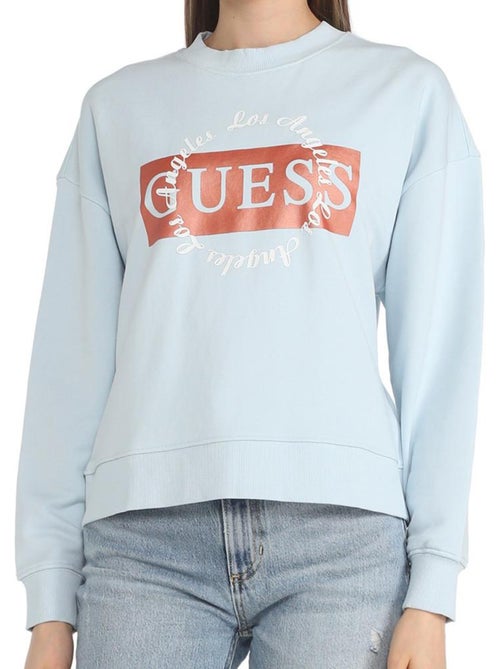 Sweat azul guess para mulher - Kiabi Sweat azul guess para mulher - Kiabi