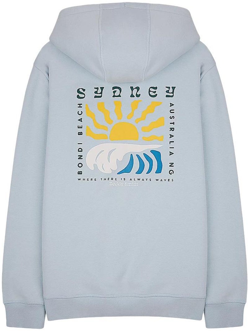 Sweat Azul Teddy Smith Sydney para Homem Azul - Kiabi