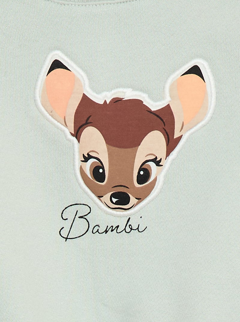 Sweat 'Bambi' 'Disney' Verde - Kiabi