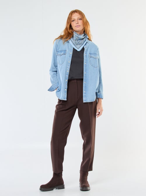 Sweat básico em french terry - Kiabi