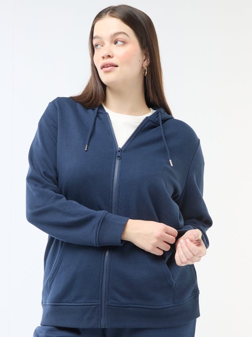 Sweat básico em moletom - Kiabi