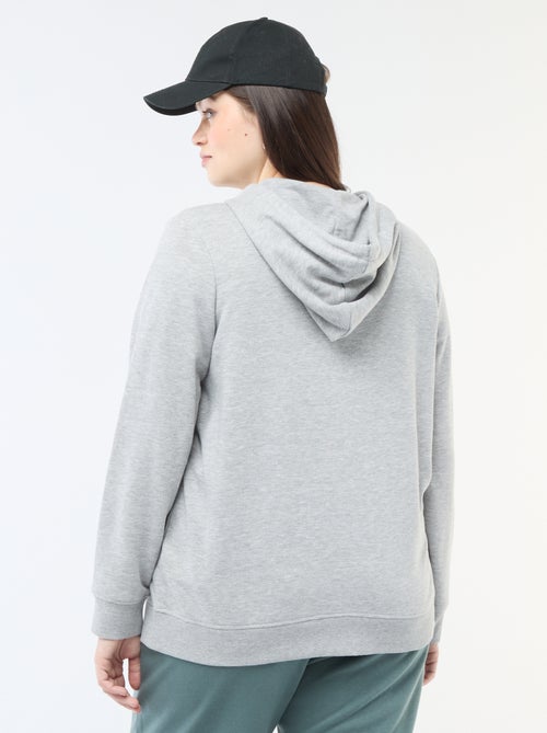 Sweat básico em moletom - Kiabi