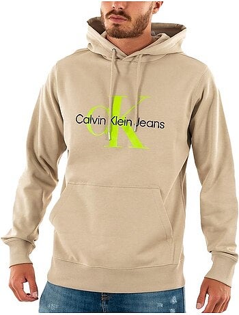Sweat Bege Calvin Klein Jeans para Homem J30J320805