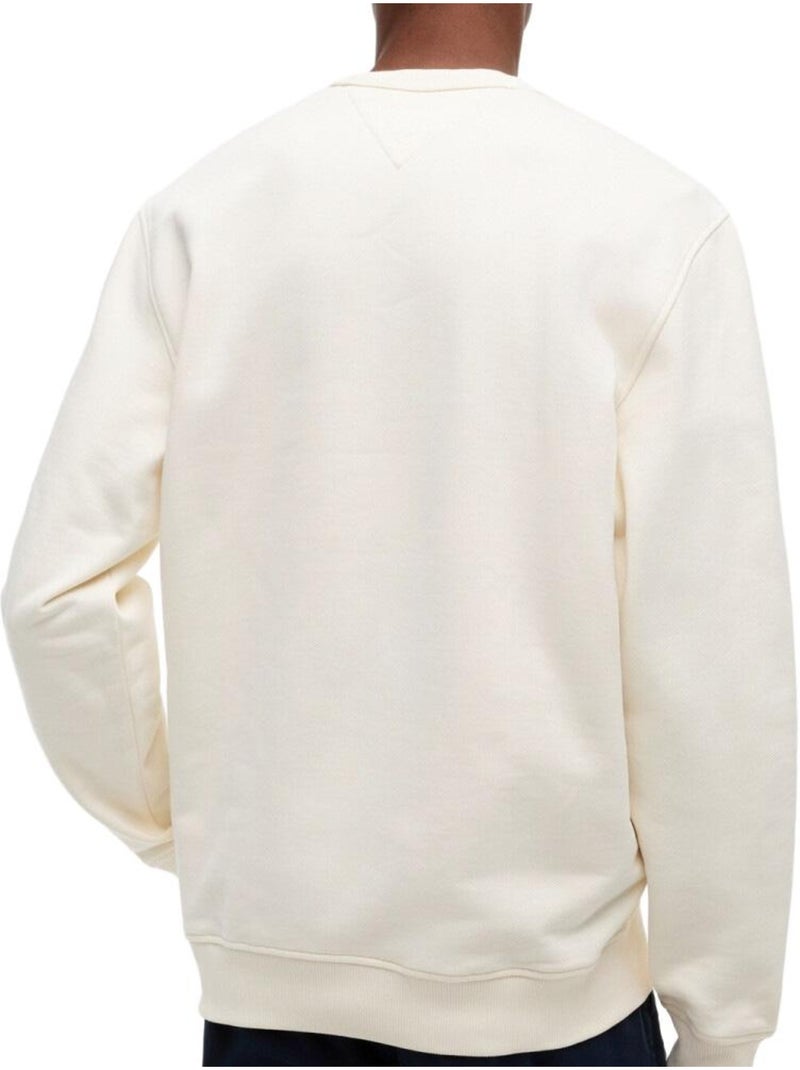 Sweat Bege de Homem Tommy Hilfiger com Crachá Bege - Kiabi