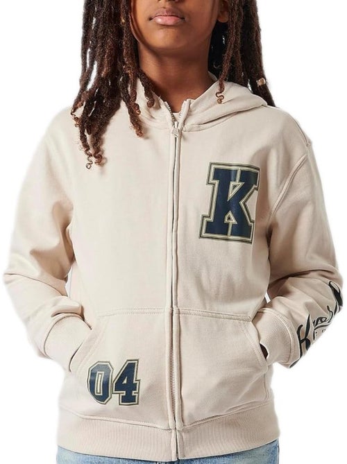 Sweat Bege Kaporal ODRICH para Rapaz - Kiabi Sweat Bege Kaporal ODRICH para Rapaz - Kiabi