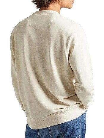 Sweat Bege Masculino Pepe Jeans Joe Crew