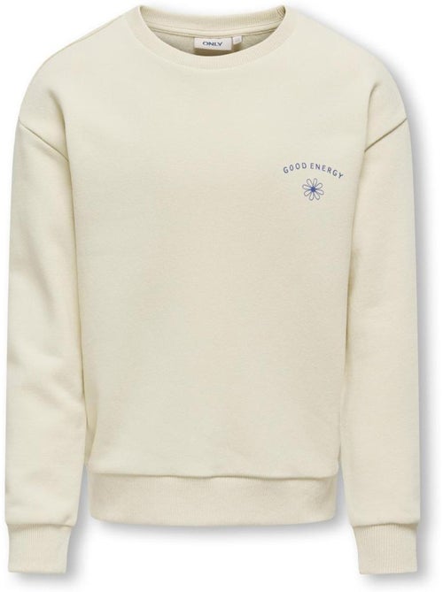 Sweat bege para menina kids only koglovely - Kiabi Sweat bege para menina kids only koglovely - Kiabi
