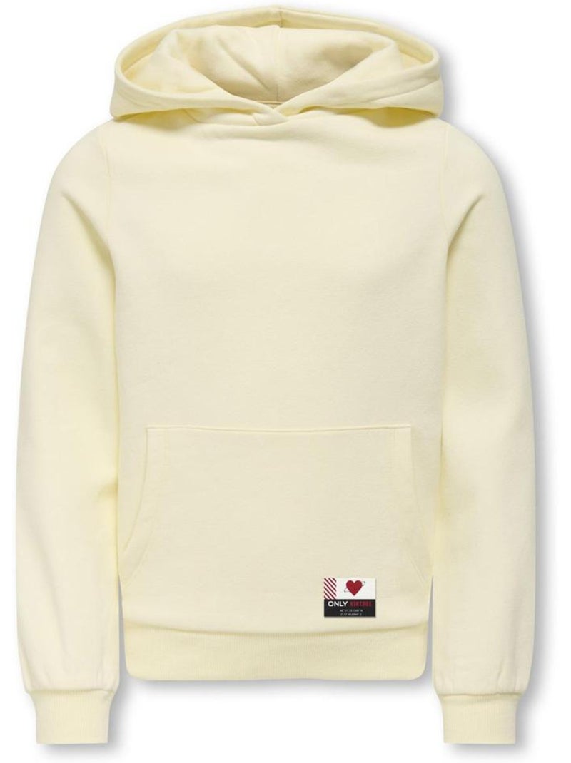 Sweat Bege para Menina Kids ONLY Kognoomi Bege - Kiabi