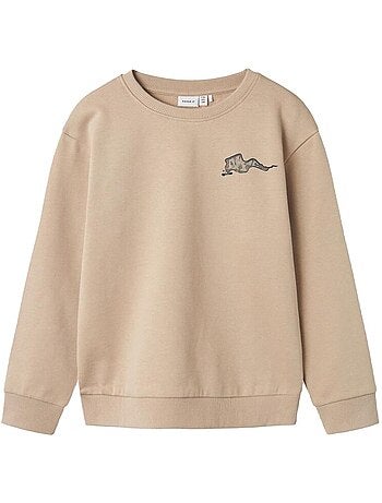 Sweat Bege para Rapaz Name it Tegeo