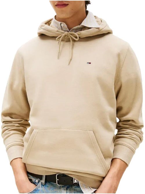 Sweat bege tommy hilfiger tjm regular com bandeiras para homem - Kiabi Sweat bege tommy hilfiger tjm regular com bandeiras para homem - Kiabi