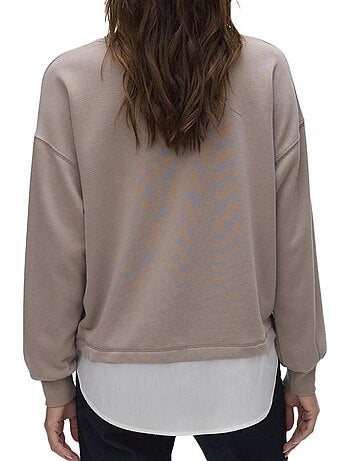 Sweat bege vero moda yoyo para mulher