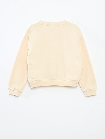 Sweat 'Bluey' liso em algodão