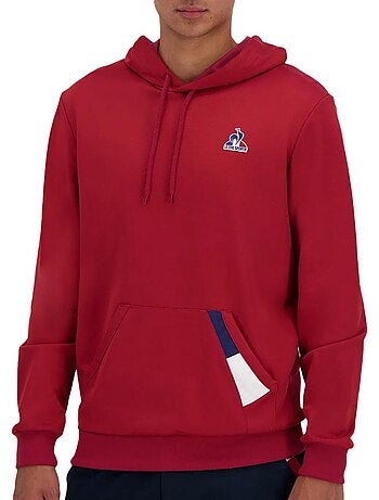 Sweat Bordeaux com Capuz Le Coq Sportif para Homem