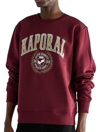 Sweatshirt preto kaporal ramsh para homem