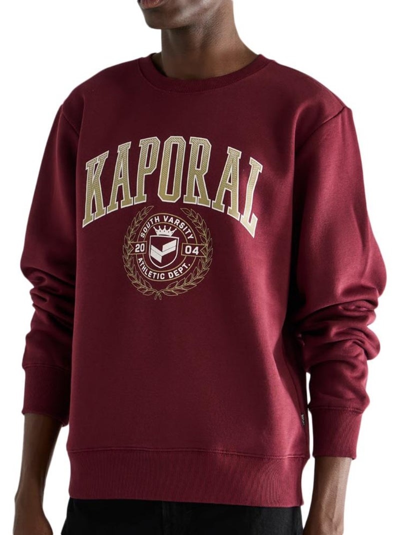 Sweat Bordeaux Kaporal RAMSH para Homem Bordô - Kiabi