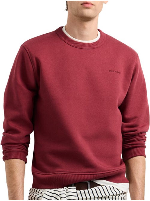 Sweat bordeaux para homem pepe jeans jefferson - Kiabi Sweat bordeaux para homem pepe jeans jefferson - Kiabi