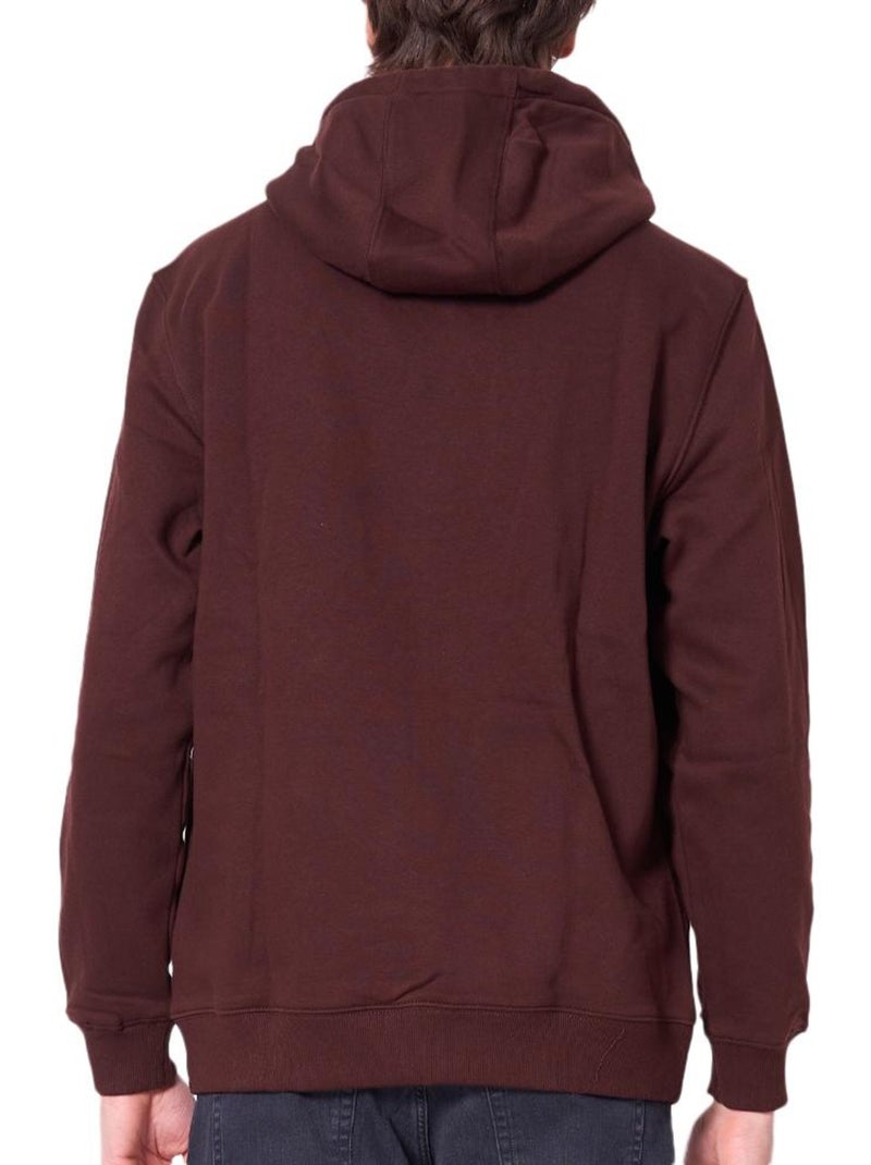 Sweat Bordeaux Tommy Hilfiger TJM Regular com Bandeira para Homem Bordô - Kiabi