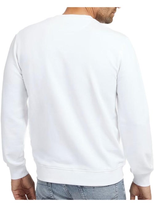 Sweat branco bordado guess para homem - Kiabi