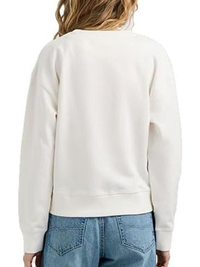 Sweat branco celeste mousse pepe jeans para mulher Branco - Kiabi