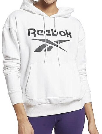 Sweat branco de mulher reebok french terry